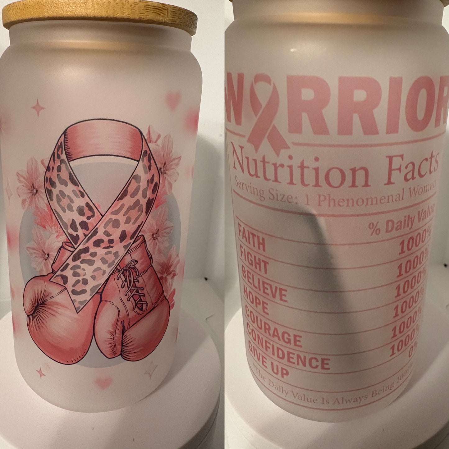 Warrior Cancer (Frosted Cup)