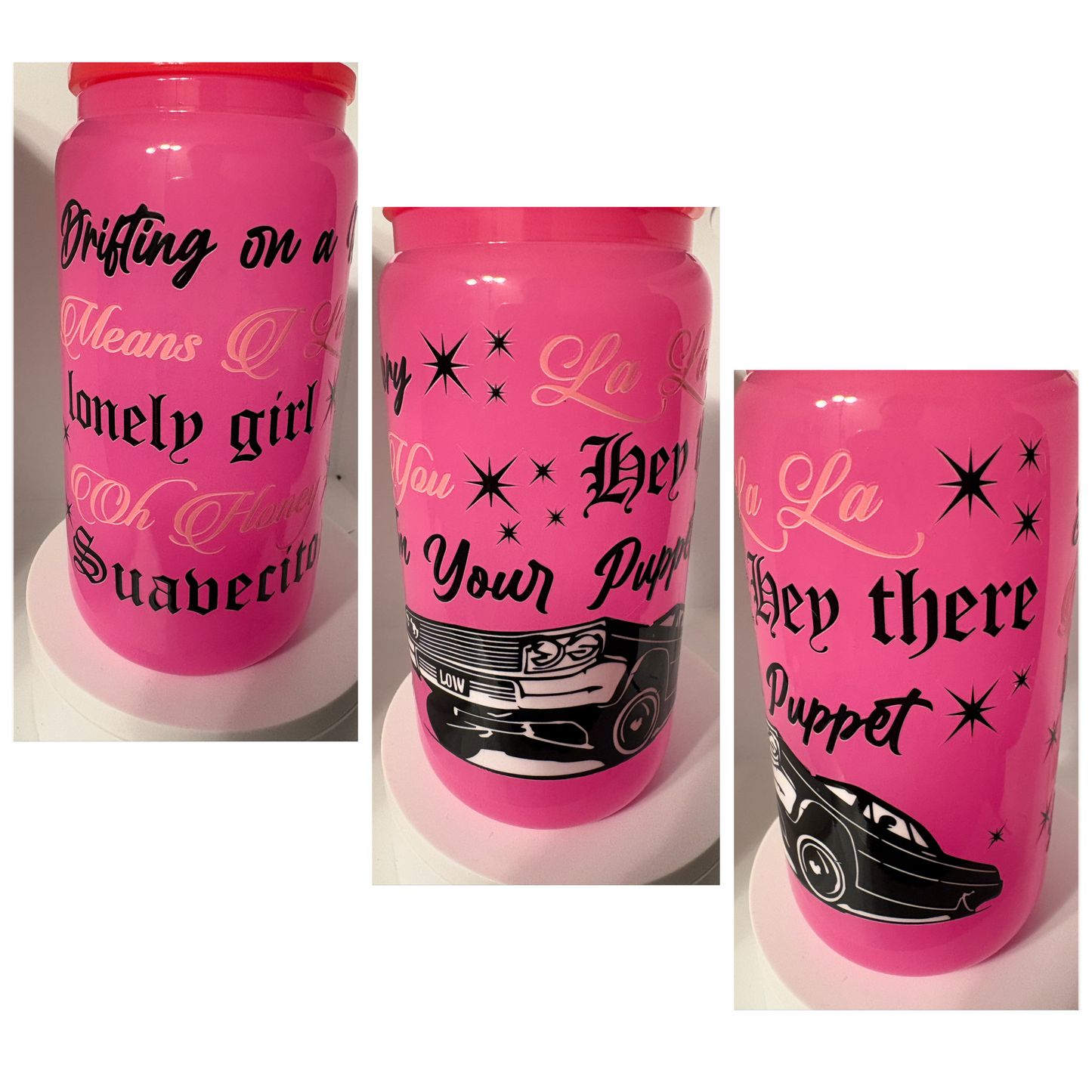 Lowrider Oldies (Colored Glass Cup)