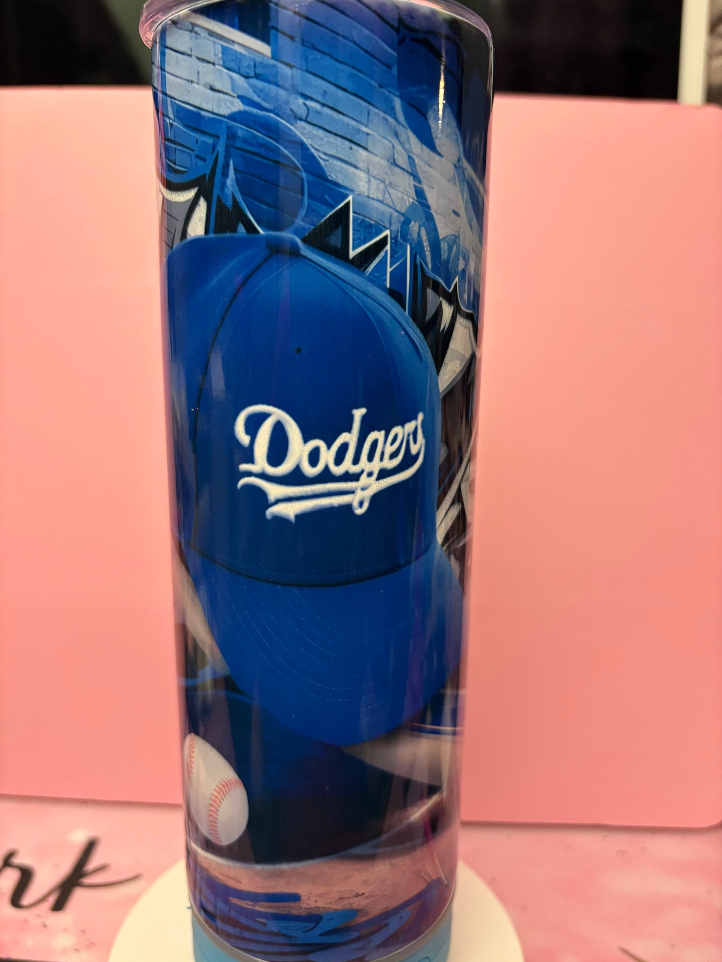 Los Angeles baseball Bluetooth speaker tumbler