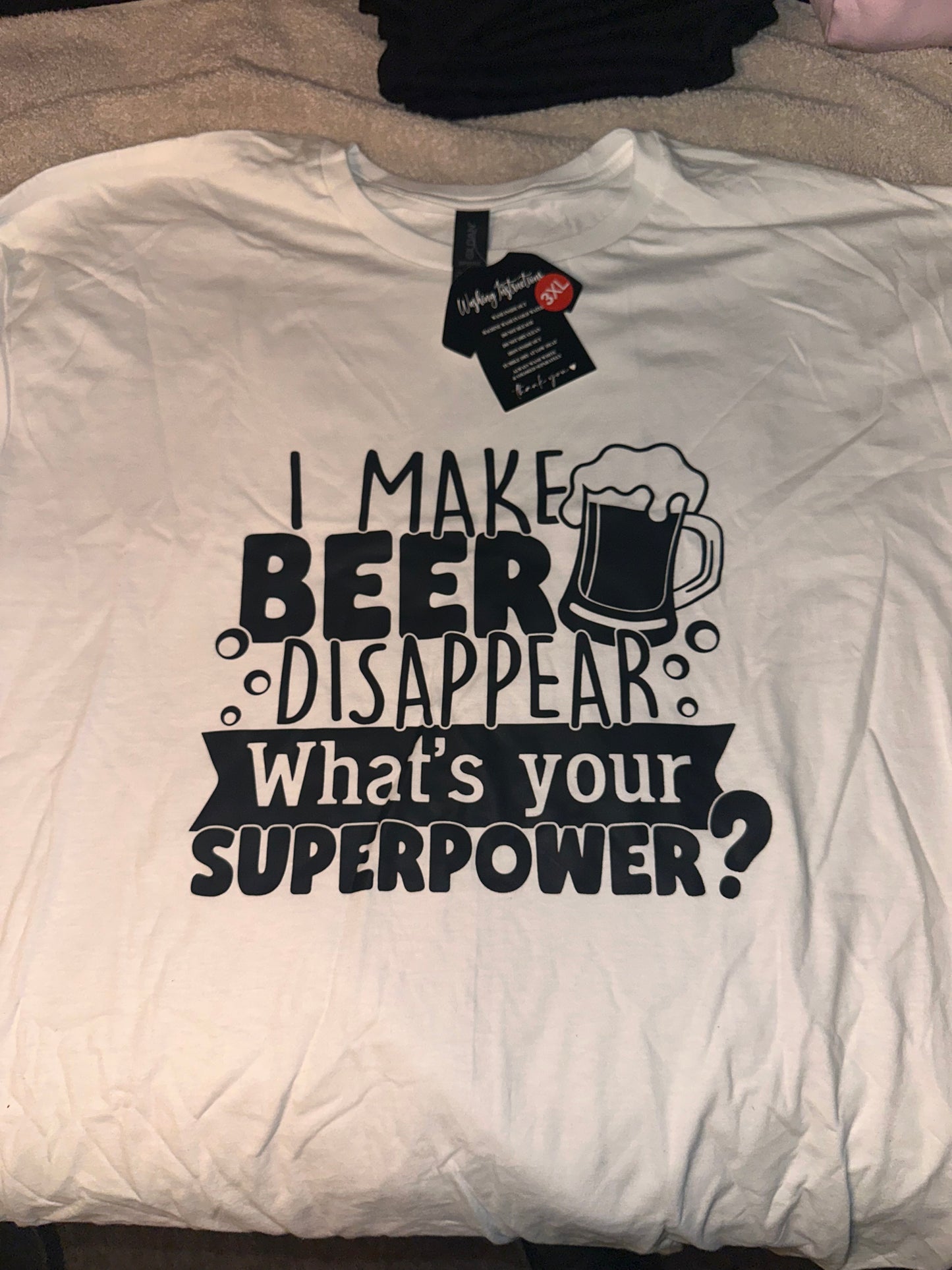 I make beer disappear what’s your superpower