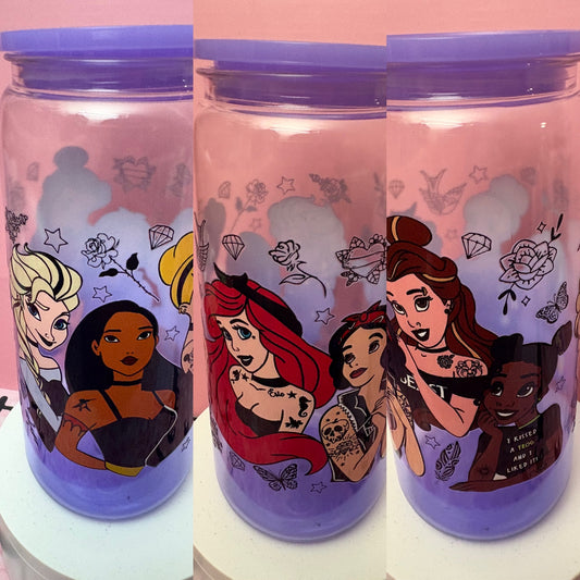 Princess tattoos (plastic 20oz)