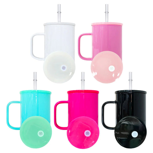 17oz Colored Mug With Handle